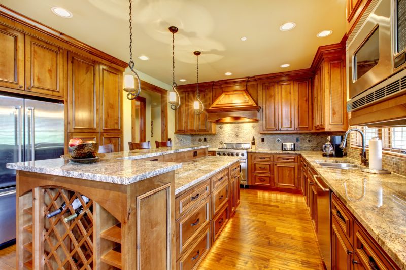 Luxury Kitchen with Granite Counters